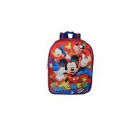 Mickey Mouse 15"""" Backpack (Red-Blue)