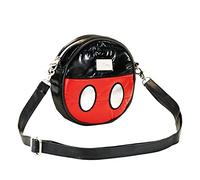 Mickey Mouse Air-Bolso Redondo Padding, Negro