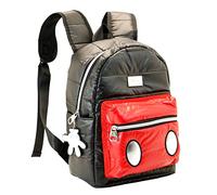 Disney Mickey Mouse Air-Mochila Fashion Padding, Negro, 24 x 32 cm, Capacidad 12 L