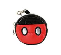 Disney Mickey Mouse Air-Monedero Cookie Padding, Negro, 9 x 9 cm