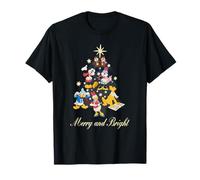 Mickey Mouse and Friends Merry And Bright Navidad Camiseta