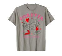 Mickey Mouse And Minnie Forever Valentine Camiseta