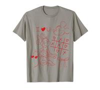 Mickey Mouse And Minnie I Love You Valentine Camiseta