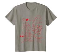 Mickey Mouse And Minnie I Love You Valentine Camiseta