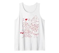 Mickey Mouse And Minnie I Love You Valentine Camiseta sin Mangas