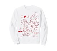 Mickey Mouse And Minnie I Love You Valentine Sudadera