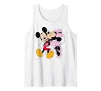 Mickey Mouse And Minnie Kiss Valentine Camiseta sin Mangas