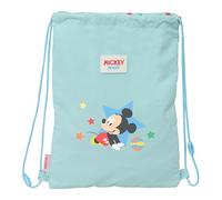 MICKEY MOUSE BABY - Mochila Saco Plano Junior, Mochila, Ideal para Niños de Diferentes Edades, Cómoda y Versátil, Calidad y Resistencia, 26x34 cm