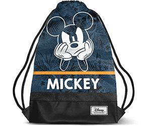 Mickey Mouse Blue-Saco de Cuerdas Storm con Asas, Azul Oscuro, 34 x 49 cm
