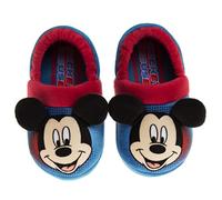 Mickey Mouse Boys PJ Indoor Slippers | Warm Plush Lightweight Slippers (Toddler/Little Kid)