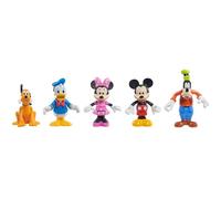 Mickey Mouse Conjunto de Figuras coleccionables Funhouse de Disney Junior, 5 Piezas, estatuillas coleccionables de 7,6 cm de Alto, Juguetes para niños a Partir de 3 años de Just Play