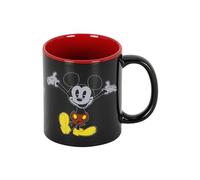 Disney Taza Mickey Mouse Face negra 13 x 9,5 cm