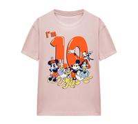 Mickey Mouse & Friends Camiseta Diseño Grupo Vintage 10 Cumpleaños (TV25363)