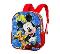 Disney-Mochila Basic, 31 x 39 cm, Capacidad 18.2 L, Multicolor Mickey Mouse
