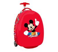 Mickey Mouse Good Day - Trolley de Cabina 16 Pulgadas, Maleta con Ruedas, Candado de Seguridad, Maleta Ligera, 28x23x43 cm