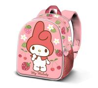 Mickey Mouse Hello Kitty My Melody Fruits-Mochila 3D Elite, Rosa 25 x 30 cm, Capacidad 7 L