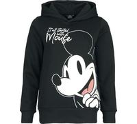 Mickey Mouse Micky & Minnie It All Started with a Mouse Mujer Sudadera con Capucha Negro