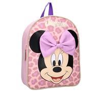 Mickey Mouse Minnie Mouse 3D Real Cool - Mochila para niños | Escuela | Guardería - Color Verde - Tamaño 32 x 26 x 11 cm, multicolor, talla unica