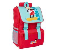 Safta MICKEY MOUSE - Mochila Infantil, Extensible, Fácil Limpieza, Ideal para Niños de Diferentes Edades, Cómoda y Versátil, Calidad y Resistencia, 28.5x15x41 cm