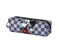 Mickey Mouse Move-Estuche Portatodo Cuadrado Fan 2.2, Gris, 22 x 9 cm