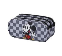 Mickey Mouse Move-Estuche Portatodo Trick Fan 2.2, Gris, 23 x 11 cm