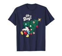 Mickey Mouse Oh Boy Navidad Camiseta