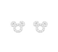 Mickey Mouse Pendientes de plata con juego de piedras E903308RZWL.PH, talla única, Plata de ley, Circonia cúbica