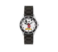 Mickey Mouse Reloj analógico de Cuarzo para niños con Correa de Goma MK1195