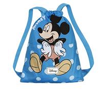 Disney Mickey Mouse Rest-Saco de Cuerdas Joy, Azul, 26.5 x 34 cm