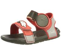 Mickey Mouse S0712114, Flat Sandal, Rojo Negro, 25 EU