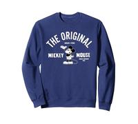 Mickey Mouse The Original 1928 Sudadera, Unisex para adultos, Azul Marino, S
