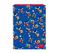 MICKEY MOUSE TODAY - Carpeta Folio con 3 Solapas, Ideal para Niños de Diferentes Edades, Cómoda y Versátil, Calidad y Resistencia, 26x36.5 cm