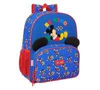 MICKEY MOUSE TODAY - Mochila Escolar Niño, Mochila Infantil, Adaptable a Carro, Ideal para Niños en Edad Escolar, Cómoda y Versátil, Calidad y Resistencia, 32x12x38 cm