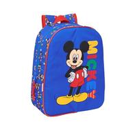 MICKEY MOUSE TODAY - Mochila Infantil, Adaptable a Carro, Fácil Limpieza, Ideal para Niños de Diferentes Edades, Cómoda y Versátil, Calidad y Resistencia, 26x11x34 cm