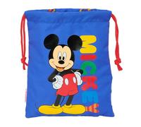 MICKEY MOUSE TODAY - Saquito Merienda Lunch Bag, Portatodo, Calidad y Máxima Resistencia, Porta Comida, Recreo, 20x25 cm