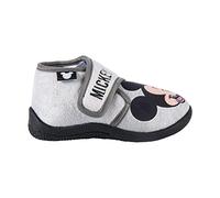 Mickey Mouse- Zapatillas de Estar por Casa 3D Gris Claro, Multicolor, Estándar (S0732340)