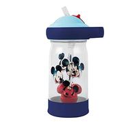 Mickey Sip & See™ Botella de agua para niños con colgante flotante de 12 onzas