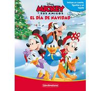 Mickey y sus amigos. El día de Navidad. Libroaventuras: Incluye un tablero y figuras para jugar