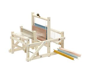 Micki Kit de telar de madera con marco + hilo de tejer, artes y manualidades para niños, regalos para niñas y niños, a partir de 3 años