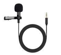 MICMXMO Lavalier Lapel - Micrófono de repuesto de 3,5 mm para Rode Wireless GO 2 II, para DJI MIC 2 Micrófono transmisor Condensador Mic de Lapel ideal para entrevistas, podcasts, vlogs, 1,5 m
