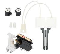 Micnce Kit de reparación de secadora compatible con secadores de gas Whirlpool Maytag Kenmore, incluye encendedor 279311 279834, bobina de válvula de gas 338906, sensor de llama para secadora de gas