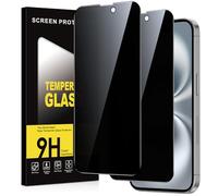 Micnkifo Protector Pantalla Privacidad para iPhone 16 2 Piezas,Anti Espía Cristal Templado,Anti-Espía Vidrio Película,9H Dureza,Anti-Arañazo,Sin Burbujas,Privacy Screen Protector