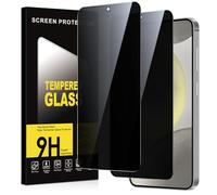 Micnkifo Protector Pantalla Privacidad para Samsung Galaxy S24 5G 2 Piezas,Anti Espía Cristal Templado,Anti-Espía Vidrio Película,9H Dureza,Anti-Arañazo,Sin Burbujas,Privacy Screen Protector