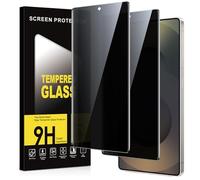 Micnkifo Protector Pantalla Privacidad para Samsung Galaxy S25 Ultra 5G 2 Piezas,Anti Espía Cristal Templado,Anti-Espía Vidrio Película,9H Dureza,Anti-Arañazo,Sin Burbujas,Privacy Screen Protector