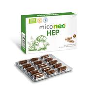 Mico NEO | HEP | 60 Cápsulas | Con Cardo Mariano, Reishi, Cordyceps, Shiitake y Polyporus | Suplemento Elaborado con Hongos