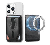 Micoden Para MagSafe Wallet, Magnetic 7-Karten-Holder, Ultradünn Magnetstärke Brieftasche für Handy mit Magnetstärke Geldbörse Vegan Leather Kompatibel mit iPhone 17/16/15/14/13/12 Serie, Negro