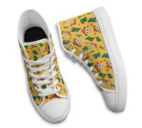 Micoklinlin Zapatillas unisex de lona para hombre y mujer, ligeras, antideslizantes y cómodas, informales, Calavera y cactus, 43 EU