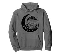 Micología Cazador de Hongos Buscando Fases Lunares Micólogo Sudadera con Capucha