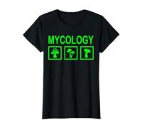 Micología de Hongos de forrajeo de Setas Camiseta, Mujer, Negro, XL