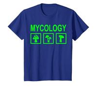 Micología de Hongos de forrajeo de Setas Camiseta, Niños, Azul Real, 2 años